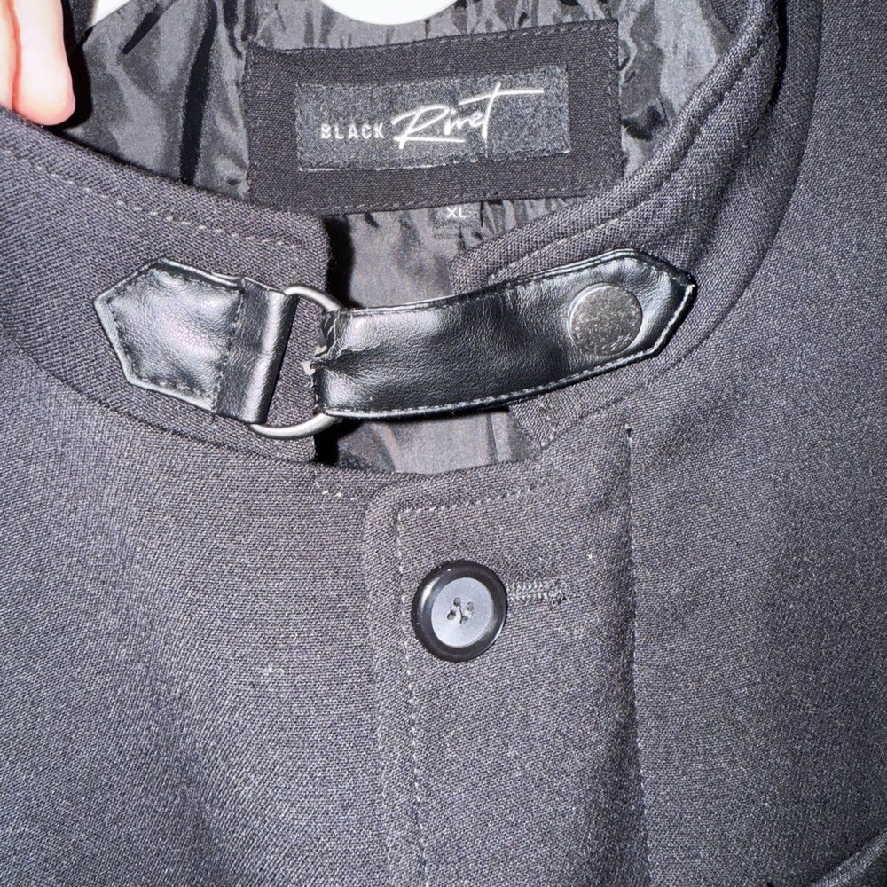 Black Rivet Men's Black Outerwear Coat Jacket XL - Picture 4 of 11